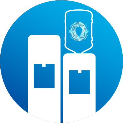 two water dispensers icon