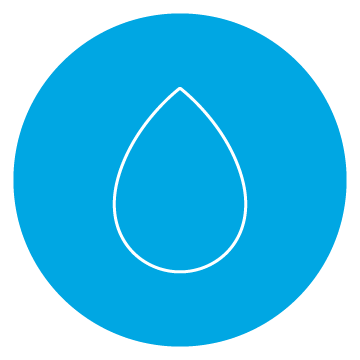 a water droplet icon